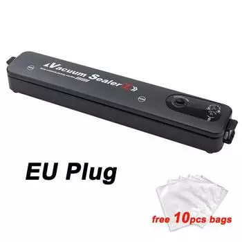Кухонная машина для запечатывания пластика, бытовой вакуумный упаковщик для пищевых продуктов, установка небольших пищевых упаковок, автоматическая машина для запечатывания для коммерческого использования EU plug