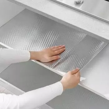 Кухонная маслостойкая наклейка, утолщенная, противообрастающая, устойчивая к высоким температурам, алюминиевая фольга, водонепроницаемая, контактная для шкафа, обои 40cmX1m