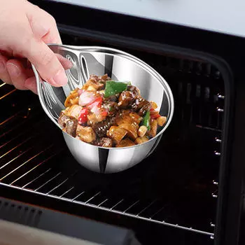 Кухонная миска для яиц на пару, миска для смешивания риса из нержавеющей стали 304 для закусок, раман,