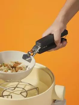 Кухонная миска и тарелка с защитой от ожогов и нескользящим зажимом