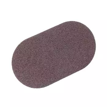 Кухонная наждачная губка щетка ластик скраб с ручкой инструмент для чистки чёрный