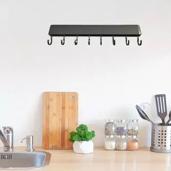 Кухонная перекладина, вешалка для посуды, функциональная, простая в установке, полка для посуды, для ванной комнаты