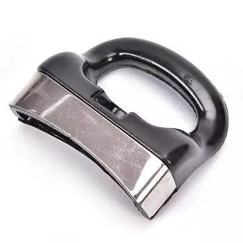 Кухонная плита, кастрюля, боковой держатель, ручка, черная, длина 60 мм чёрный