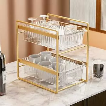 Кухонная полка для хранения, раковина, стеллаж для хранения, многоуровневая полка для шкафов от пола до потолка, многофункциональная выдвижная раковина