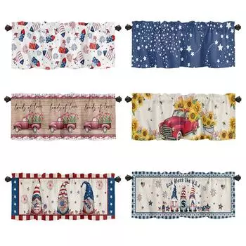 Кухонная полузанавеска для украшения окна, цельная 137x45 см, занавеска для кафе, короткая оконная занавеска, подходящая для кухни, спальни, гостиной