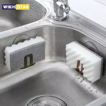 Кухонная присоска, сливная стойка для раковины, держатель для сушки губки, настенная полка для мыла, аксессуары для ванной комнаты, органайзер розовый