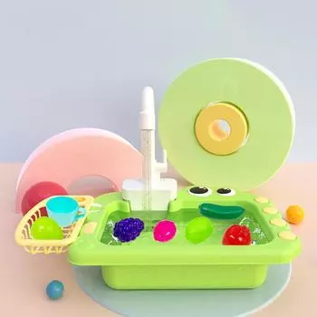 Кухонная раковина, электрическая игрушка, посудомоечная машина, посуда, имитация дома, ролевые игры, игрушки для детей, мальчиков и девочек
