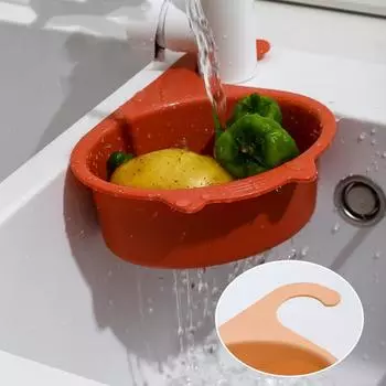 Кухонная раковина для остатков, сито для раковины, сливная корзина в форме кошки, общая сливная корзина для фруктов и овощей, многофункциональная сливная корзина синий
