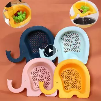 Кухонная раковина Elephant Drain Basket Sink Остатки супа Фильтр Rack Многофункциональная подвесная сливная полка Фильтр для раковины