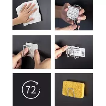 Кухонная раковина из нержавеющей стали, держатель для губок, самоклеящаяся сушилка для слива