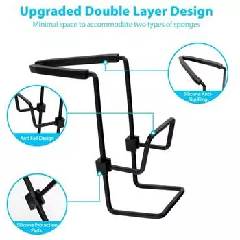 Кухонная раковина из нержавеющей стали, сливная стойка, губка для хранения, держатель для крана, сушилка для мыла, вешалка для полотенец, полка-органайзер, кухонные аксессуары белый