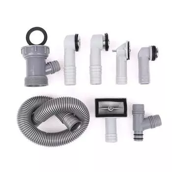 Кухонная раковина, переливное отверстие, дренажная водопроводная труба, три звена, соединитель для раковины