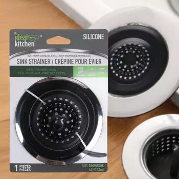 Кухонная раковина, слив для пола, пластиковая раковина с защитой от засорения, креативный фильтр, слив для мытья посуды в бассейне, слив остатков 1pc белый