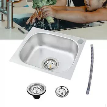 Кухонная раковина Utility Single Bowl Deep Basin для мытья посуды дома ресторана