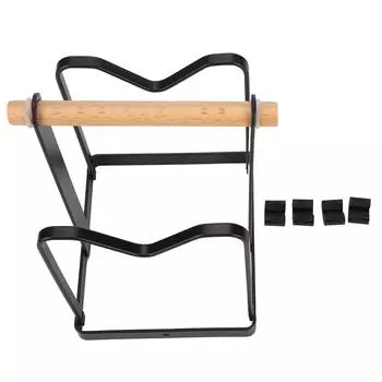 Кухонная разделочная доска, полка, держатель для крышки кастрюли, подставка-органайзер кофейного цвета