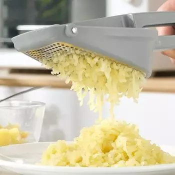 кухонная ручная толкушка для картофеля, овощной и фруктовый пресс, ручная соковыжималка для лимона, овощная соковыжималка, прочная кухонная толкушка для приготовления пищи серый