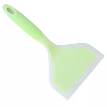 Кухонная силиконовая лопатка для приготовления пищи, антипригарная сковорода, термостойкая лопатка для жарки оранжевый