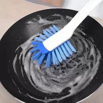 Кухонная скребковая щетка диффузионного типа для чистки посуды, кастрюль, раковины и ванной комнаты с удобной длинной ручкой One Size