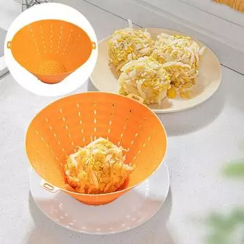 Кухонная сливная чаша, полый быстрый дренаж с маленькими ушками, сливная корзина, фруктовый салат, сито для хранения, слив, инструмент для чистки овощей