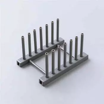 Кухонная тарелка для посуды, крышка для кастрюли, держатель для сушки, пластиковая полка для хранения, полка для чашки, стеллаж для посуды, инструменты WG21IL23a белый