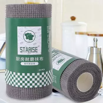 Кухонная тряпка Утолщенная салфетка для очистки Микрофибра Антипригарное масляное полотенце Многоразовые моющиеся безворсовые тряпки для очистки кухонного стекла