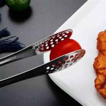 Кухонная утварь Барбекю Еда Зажимы Кухонные щипцы для шеф-повара Из Нержавеющей Стали Портативные для Пикника Барбекю Кулинарные Статьи