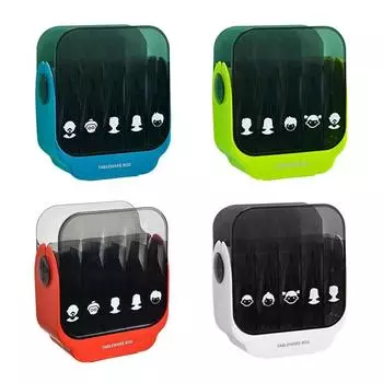 Кухонная утварь Держатель для палочек для еды Настенная настольная сушилка 7 решеток для ложки Многофункциональная сушка красный