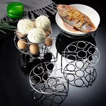 Кухонная утварь из жаропрочной нержавеющей стали, подставка для варки яиц на пару, держатель для подноса L