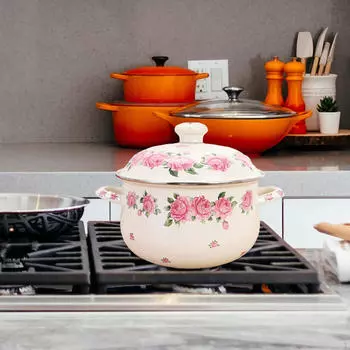 Кухонная утварь Кастрюля Подогреватель Соус Панпаста Лапша быстрого приготовления с крышкой Кастрюля Рисоварка Пароварка 20cm