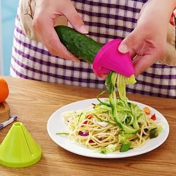 Кухонная вращающаяся измельчительспиральная овощечистка ручная овощерезка терка для фруктов картофеля редиса кухонные гаджеты кухонные принадлежности розы красного