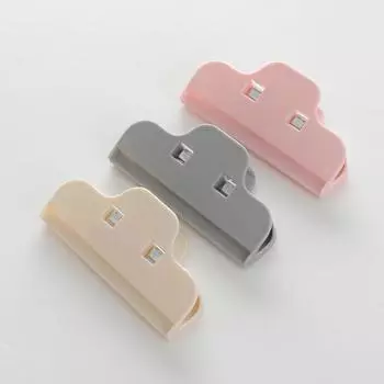 Кухонное хранение Зажимы для еды и снеков Зажим-запайщик Пластиковый инструмент Запайка пакетов большой Домашний инвентарь 1 шт./лот Портативный бусины pink