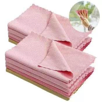 Кухонное маслостойкое полотенце для мытья посуды, тряпки для протирания, эффективная салфетка для протирания чешуи рыбы, салфетка для уборки, домашнее моющее и чистящее полотенце 3pcs