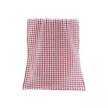 Кухонное полотенце из хлопка, сухое кухонное полотенце, впитывающее чистящее полотенце для чая, кухонное полотенце для пыли красный