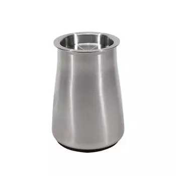 Кухонное сито из нержавеющей стали для ручного заваривания кофе, многоразовый кофейный фильтр, чашка для приема порошка One Size серебряный