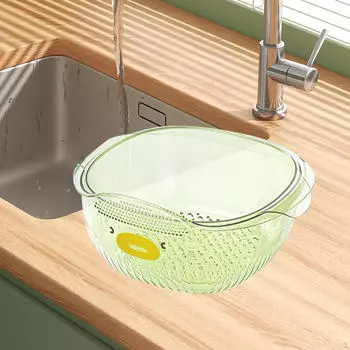 Кухонное сито с практичной миской для green large