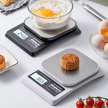 Кухонные электрические весы 0,1 г 3 кг высокоточные работающие от батареи ЖК-дисплей мини портативные многофункциональные выпечка кофе чай еда цифровые весы чёрный