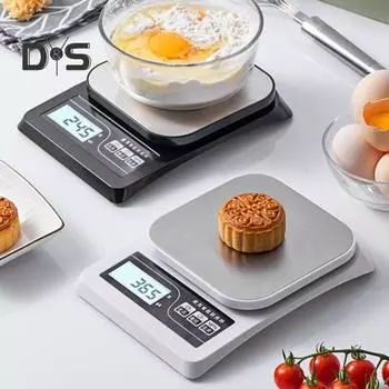 Кухонные электрические весы 0,1 г 3 кг высокоточные работающие от батареи ЖК-дисплей мини портативные многофункциональные выпечка кофе чай еда цифровые весы чёрный