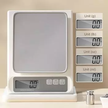 Кухонные электрические весы 0,1 г 6 кг высокоточные работающие от батареи ЖК-дисплей мини портативные многофункциональные цифровые весы для выпечки кофе чая Battery