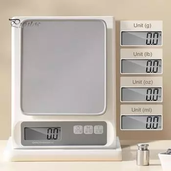 Кухонные электрические весы 0,1 г 6 кг высокоточные работающие от батареи ЖК-дисплей мини портативные многофункциональные цифровые весы для выпечки кофе чая Battery