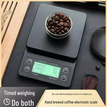 Кухонные электронные весы — небольшие, точные весы для кофе и продуктов питания в граммах Battery Model