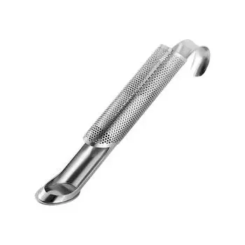 Кухонные аксессуары, новый ситечко для чая, удивительный дизайн заварочной трубки из нержавеющей стали, сенсорный держатель, инструмент, фильтр для заварки чайной ложки