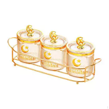 Кухонные банки для специй, контейнер для хранения продуктов, многоцелевой разделенный орех для свадьбы Amber