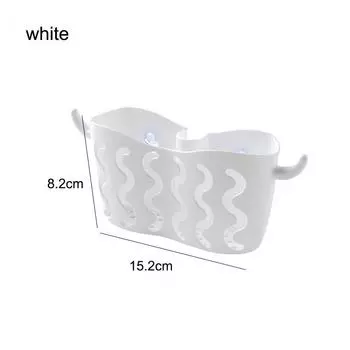 Кухонные гаджеты, инструменты для хранения кистей, 1 шт., держатель для мыла, губка, сливные корзины, аксессуары для ванной комнаты, присоска белый