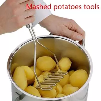 Кухонные гаджеты Машина для измельчения картофеля из нержавеющей стали Машина для измельчения картофеля Машина для измельчения фруктов и овощей Инструменты для овощей Аксессуары белый