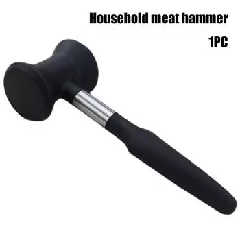 Кухонные гаджеты Молот для мяса Молот для стейка Двусторонний молот для стейка Молот для мяса с разрывом сухожилий Специальный инструмент One Size чёрный