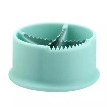 Кухонные гаджеты Ручная открывалка для каштанов из нержавеющей стали Нож для чистки каштанов Бытовая машинка для чистки каштанов с перекрестным отверстием Ротовые части для каштанов синий