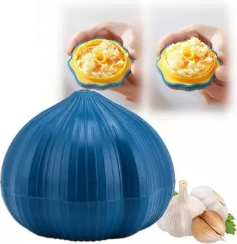 Кухонные гаджеты Симпатичные бытовые Чеснок Форма Пластиковый Ручной Роторный Измельчитель Чеснок Пресс Мини Измельчитель Для Чили Имбирь и Чеснок