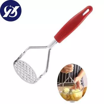 Кухонные инструменты из нержавеющей стали, пресс для измельчения сладкого картофеля, пресс для картофеля, чеснока, креативные кухонные гаджеты чёрный