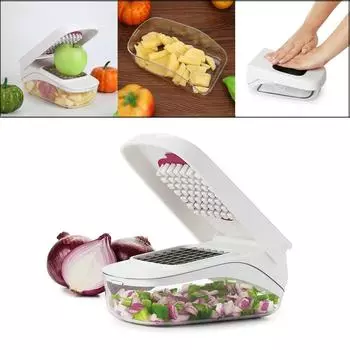 Кухонные инструменты Измельчитель овощей Терка для картофеля фри белый