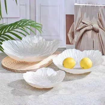 Кухонные инструменты, тарелка для закусок, поднос для конфет с цветами, новая стеклянная корзина с фруктами
